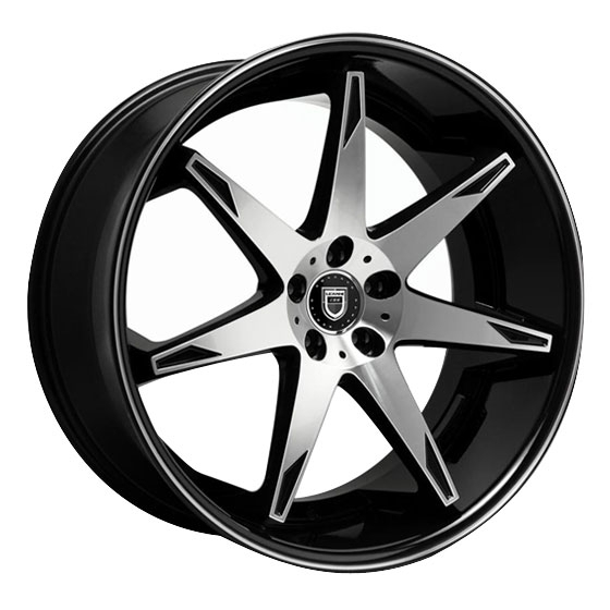 Lexani R 14 In Machined Black Concave Series Wheel Specialists Inc 3886