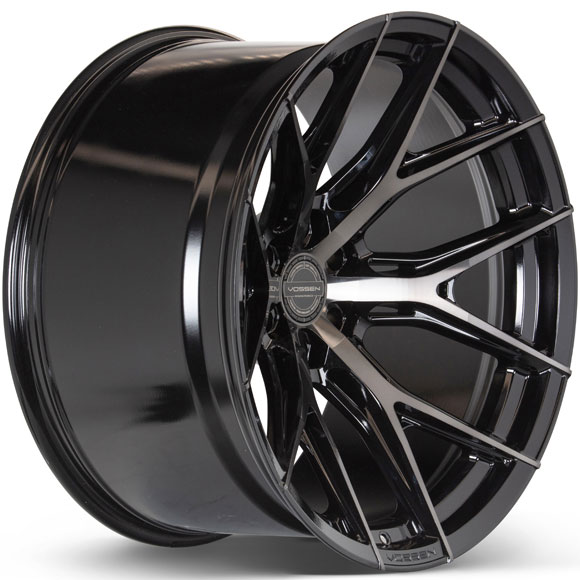 Vossen Hf6 4 In Gloss Black Machined Smoke Tint Wheel Specialists Inc 4750